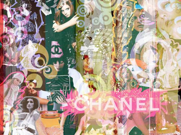 Широкоформатные обои Chanel, Известная в мире моды марка Chanel