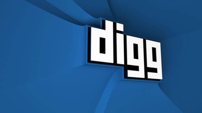 Широкоформатные обои Digg, Новостной канал