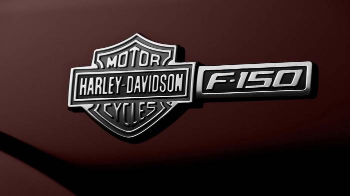 Широкоформатные обои Эмблема Harley Davidson, Металлическая эмблема