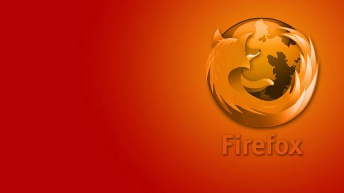 Широкоформатные обои Оранжевый Firefox, Бесплатный веб-браузер