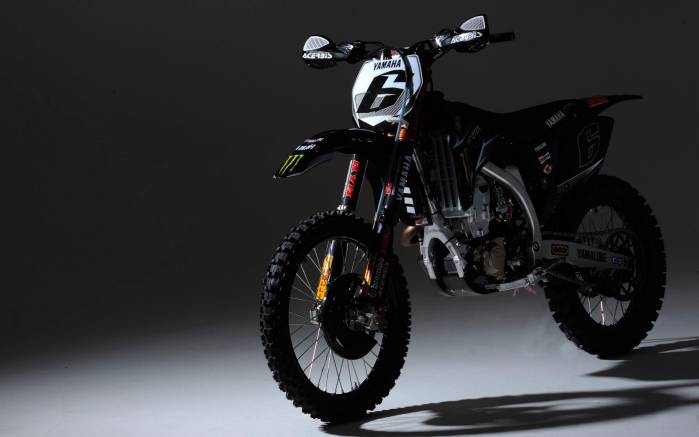 Широкоформатные обои Мотоцикл  Yamaha Acerbis, Мотоцикл Ямаха Асербис (Yamaha Acerbis)