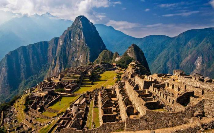 Широкоформатные обои Древний город, Древний город Перу
