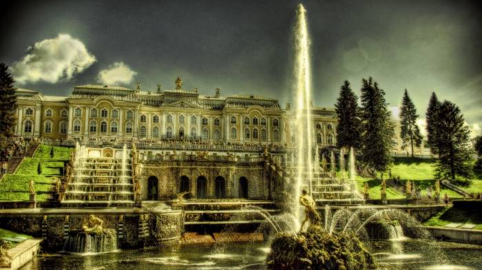 Широкоформатные обои Старинный город, Пейзаж старинного города