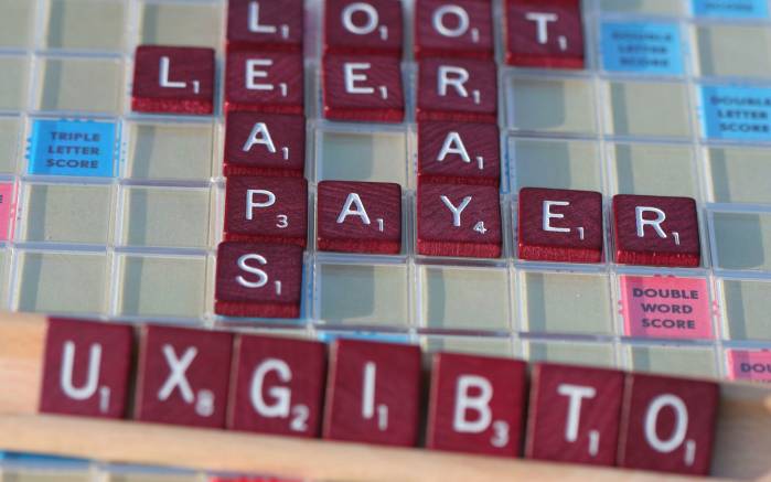 Широкоформатные обои Scrabble, Игра в слова Scrabble